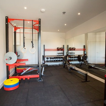 Garage Conversion to Create a Home Gym & Separate Storage Room