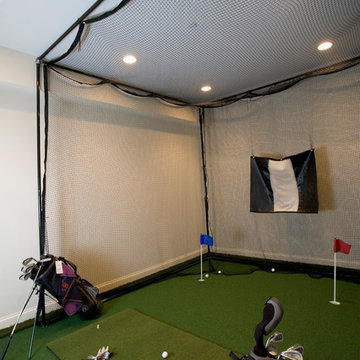 Golf Room with Full Swing Simulator