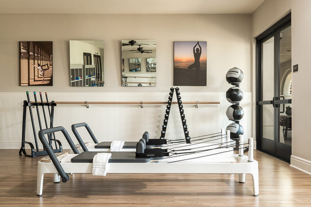 Contemporary Home Gym by Ford & Associates