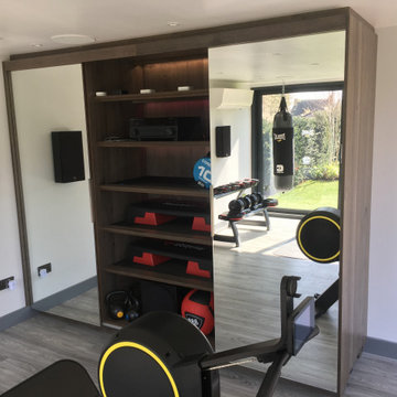gym cabinetry