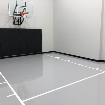 Home Gym and Basketball Court - Plymouth