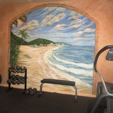 Home Gym Mural