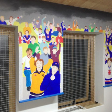 Ice Hockey Mural