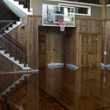 In home basketball court