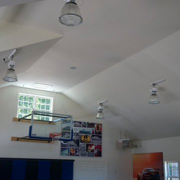 Indoor Basketball Court with Audio Video Installation