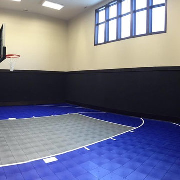 Indoor Home Court Installation with SnapSports® Athletic Surfacing
