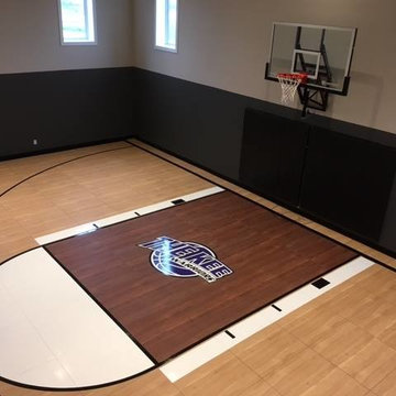 Indoor Home Court with Patented SNAPSPORTS Surfacing