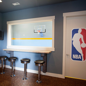 Indoor Viewing Area for Sports Court
