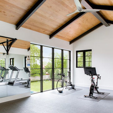 75 Black Home Gym Ideas You'll Love - January, 2023 | Houzz