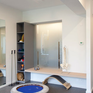 Idee per una palestra in casa minimalista