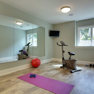 Ispirazione per una palestra in casa