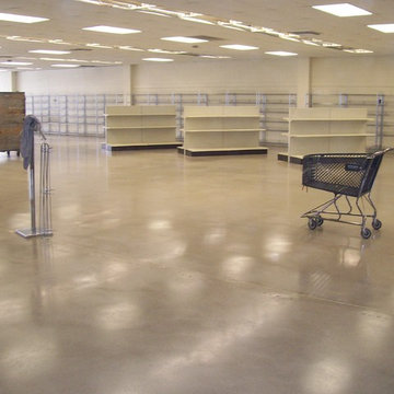 Large warehouse floor