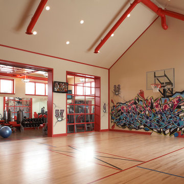 Medina Sport Court with Exercise and Game Room