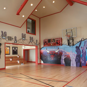 Medina Sport Court with Exercise and Game Room