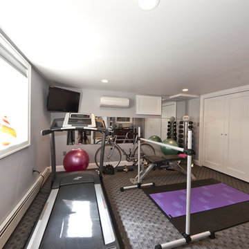 Modern Contemporary Basement Design Build Remodel