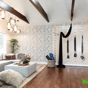My Houzz: Mario Lopez Gives His Sister a Family Fitness Studio