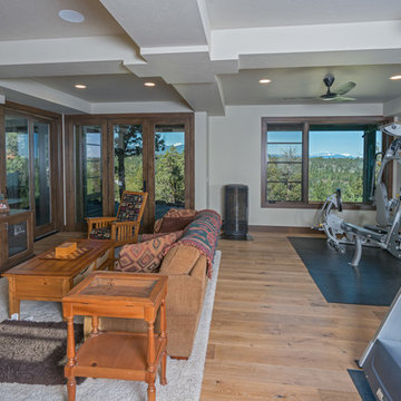 North Rim with mountain views