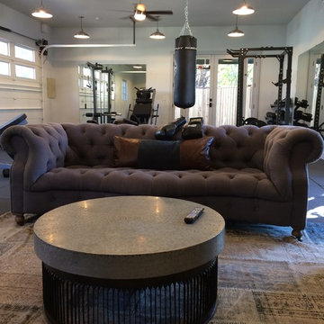 Ojai Rancho Matilija Man Cave Home Gym