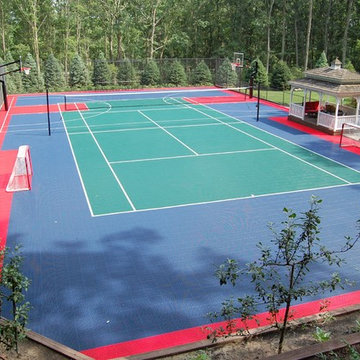 Outdoor Game Courts and basketball courts
