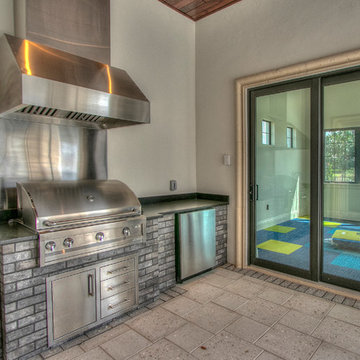 Outdoor Kitchen and Home Gym