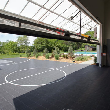 personal resort indoor outdoor basketball court