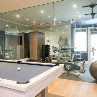 Klassischer Fitnessraum in Orange County