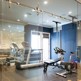 Klassischer Fitnessraum in Orange County