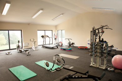 Photo of a medium sized contemporary multi-use home gym in Other.