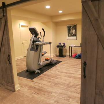 Rustic Basement Remodel