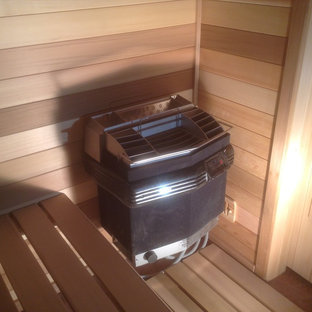 Esempio di una piccola palestra in casa scandinava