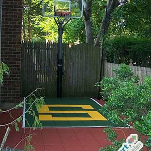 Small Backyard Basketball Court