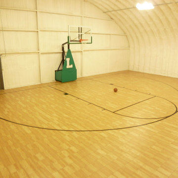 SnapSports - Arizona Home Barn To Basketball Court Gym Conversion