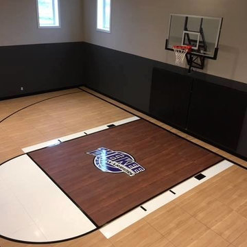 SnapSports Home Basketball Court - Patented Modular Sport Floor