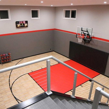 SNAPSPORTS Indoor Home Gym - Patented TuffShield Sports Flooring
