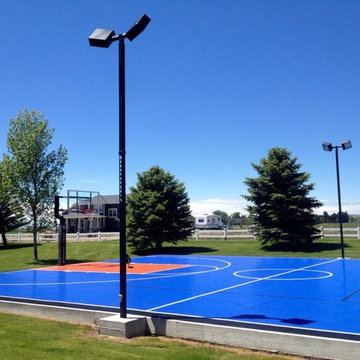 SnapSports outdoor basketball courts