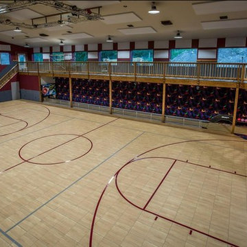 SnapSports® Gym Flooring - MASSIVE indoor home gym