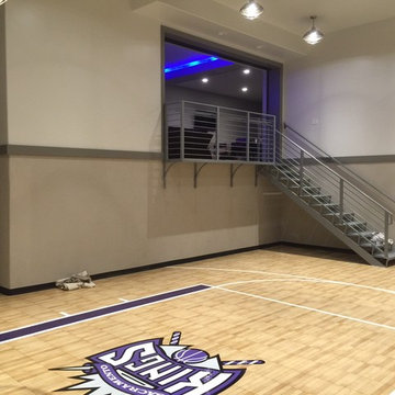 SnapSports® Home Basketball Indoor Sports Flooring