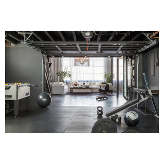 SOMA Loft - Industrial - Home Gym - San Francisco - by The