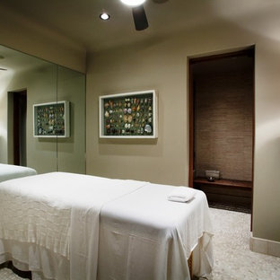 Ispirazione per una palestra in casa mediterranea
