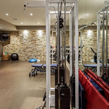 Transitional Toronto Home - Gym