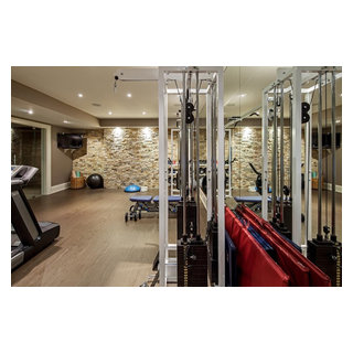 Transitional Toronto Home Gym Transitional Home Gym Toronto by Douglas Design Studio Houzz UK