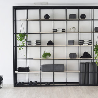 Ispirazione per una palestra in casa moderna