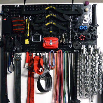 Wall Control Pegboard for Weight Room and Gym Organization