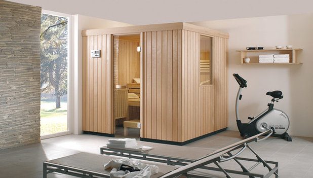 Contemporary Home Gym by The Bathroom Studio Ltd Hot Tubs Cornwall