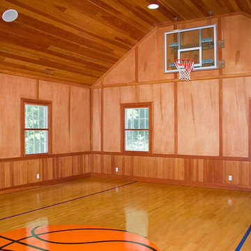 Wooden Basketball Court