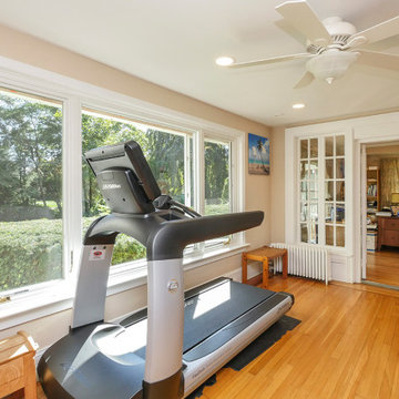 Workout Room with Large New Windows