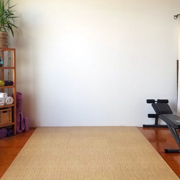 Yoga and fitness room