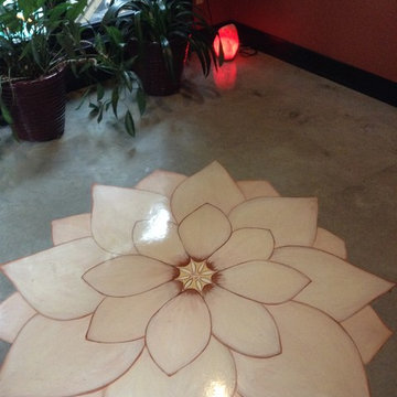 Yoga and meditation space
