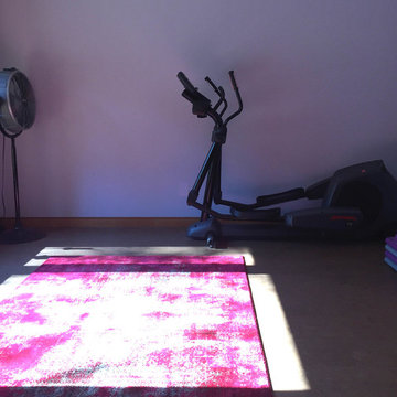 Yoga, exercise and meditation room