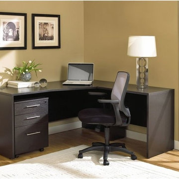 100 Collection Corner L Shaped Desk with Mobile Pedestal,
